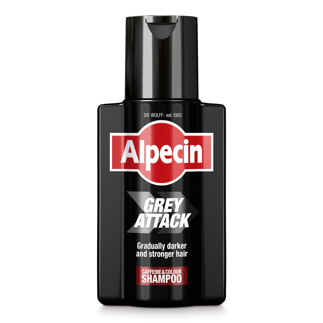 Shampoo Alpecin Grey Attack 200ml - Tratamiento Contra Canas y Caída del Cabello