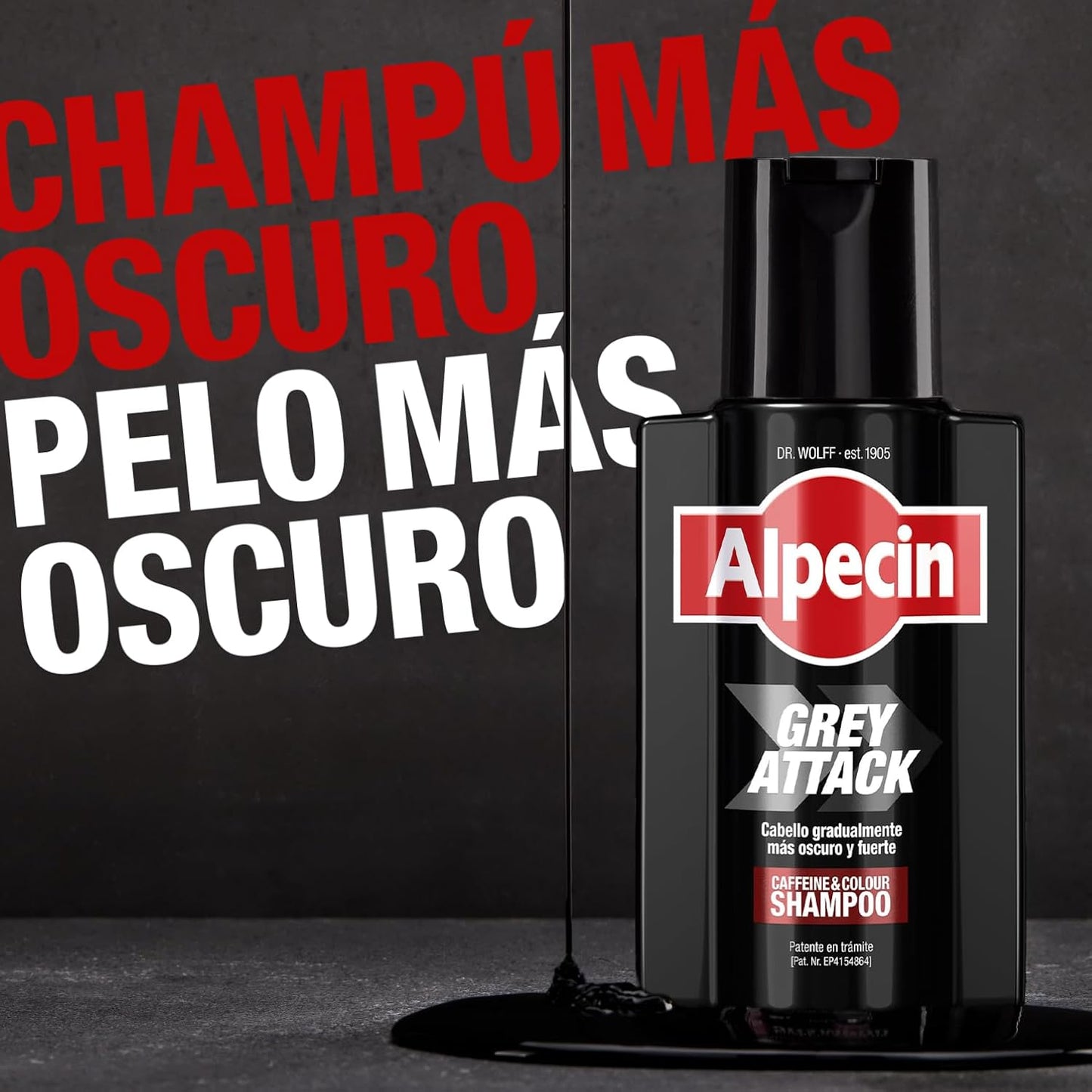 Shampoo Alpecin Grey Attack 200ml - Tratamiento Contra Canas y Caída del Cabello