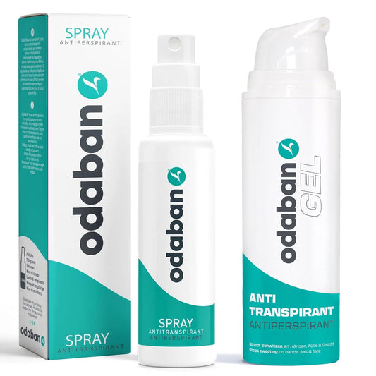 Kit Antitranspirante Odaban Spray + Gel - Tratamiento Sudoración Excesiva