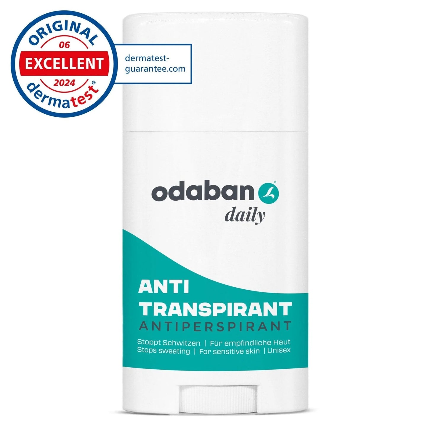 Antitranspirante Diario Odaban Barra 60g Unisex - Sudoración Excesiva Axilas / Desodorante