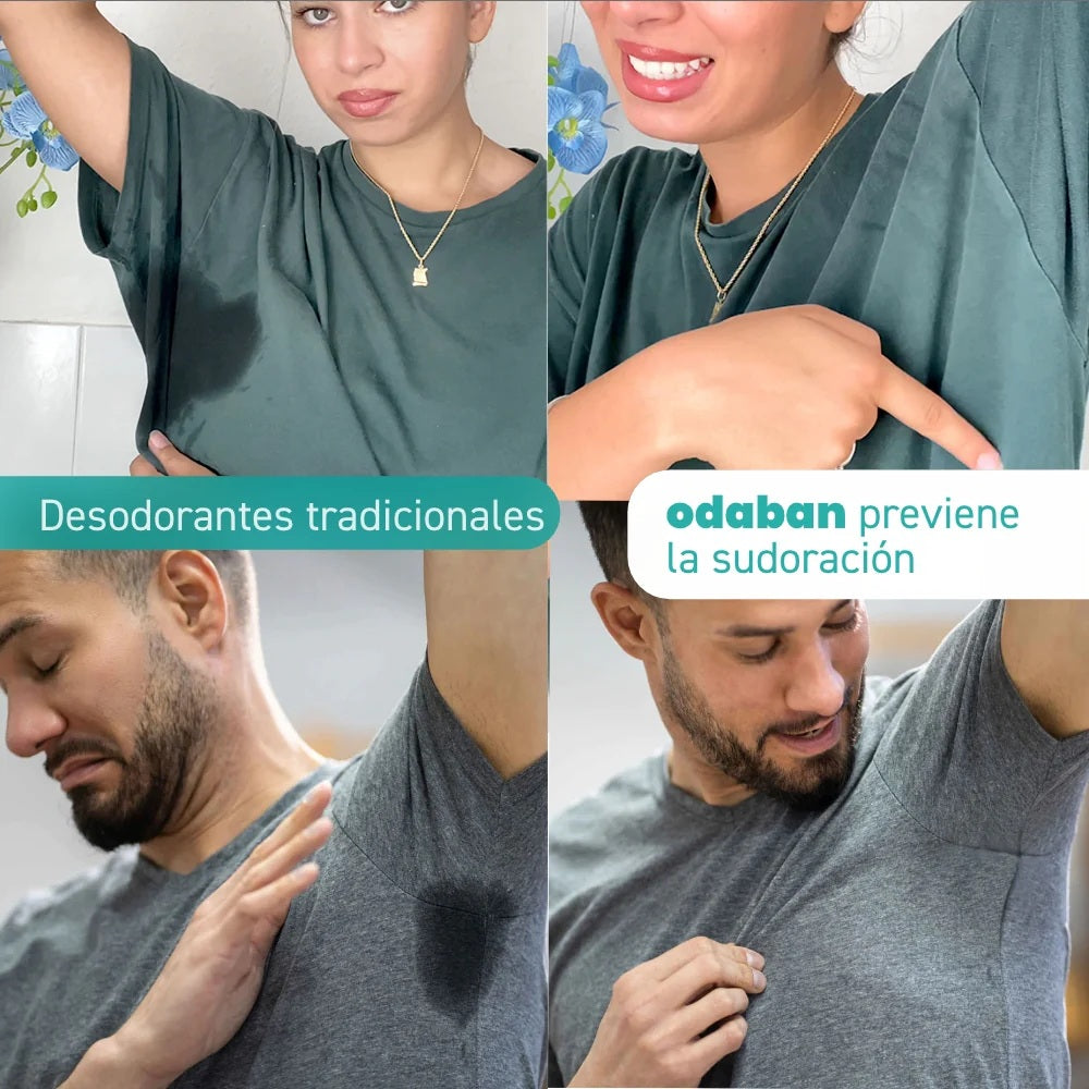 Antitranspirante Diario Odaban Barra 60g Unisex - Sudoración Excesiva Axilas / Desodorante