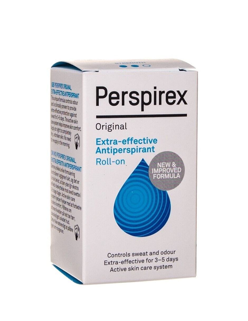 Antitranspirante Extra-Efectivo Perspirex Original Roll-On Triple Pack - Sudoración Excesiva Axilas