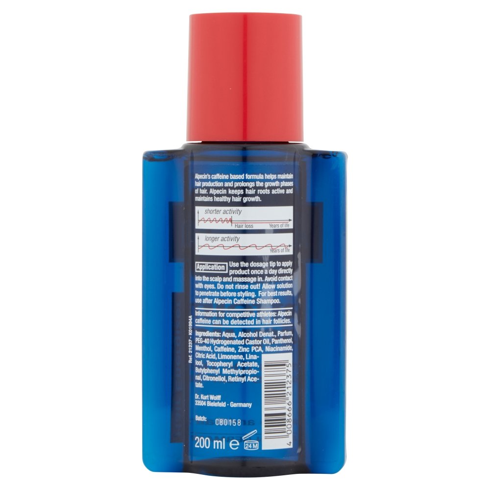 Tónico Alpecin Liquid 200ml Unisex - Caída del Cabello / Alopecia