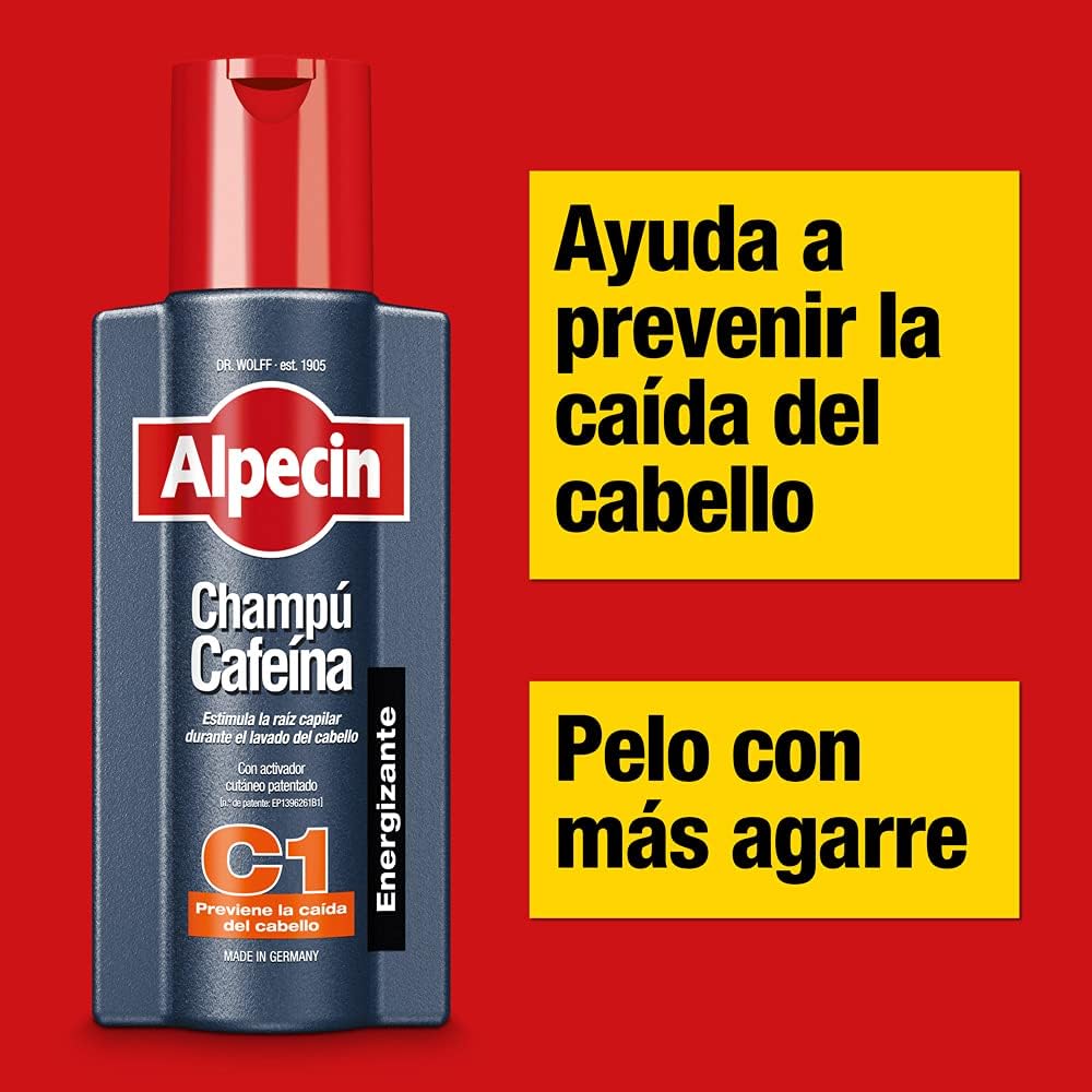 Kit Alpecin Anticaída (Shampoo + Tónico) Unisex - Caída del Cabello / Alopecia
