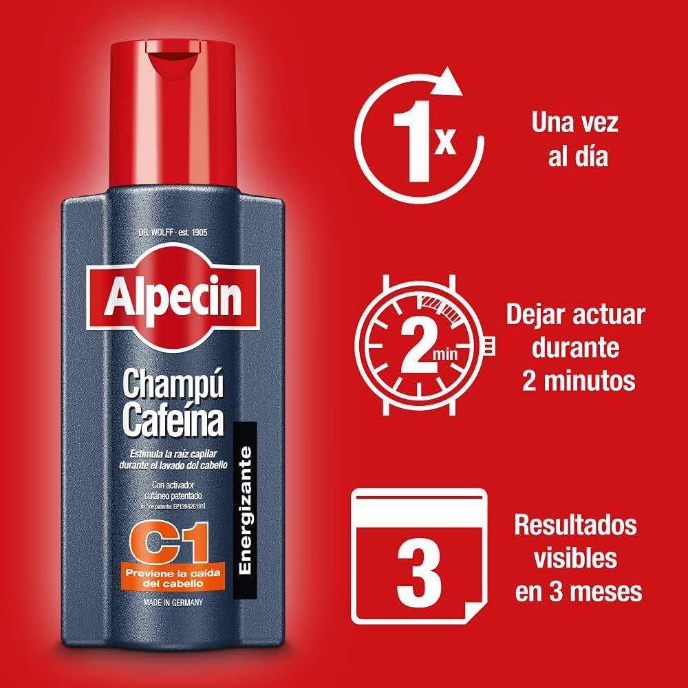 Kit Alpecin Anticaída (Shampoo + Tónico) Unisex - Caída del Cabello / Alopecia