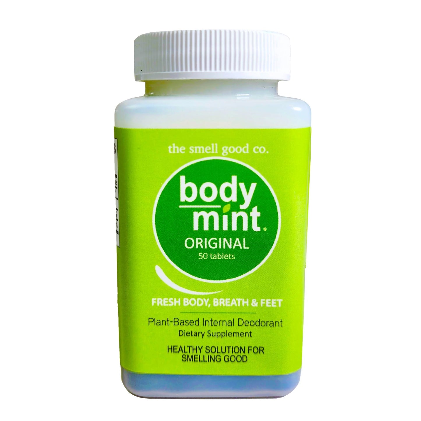 Desodorante Interno Body Mint Original 50 Pastillas - Previene el Mal Olor Corporal (bromhidrosis) y Mal Aliento (halitosis)