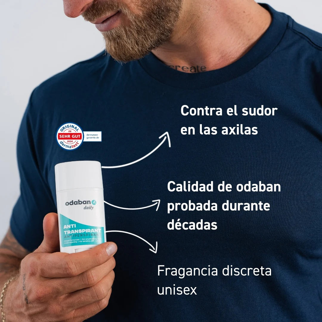Kit Antitranspirante Odaban Spray + Deo Stick - Tratamiento Sudoración Excesiva Axilas