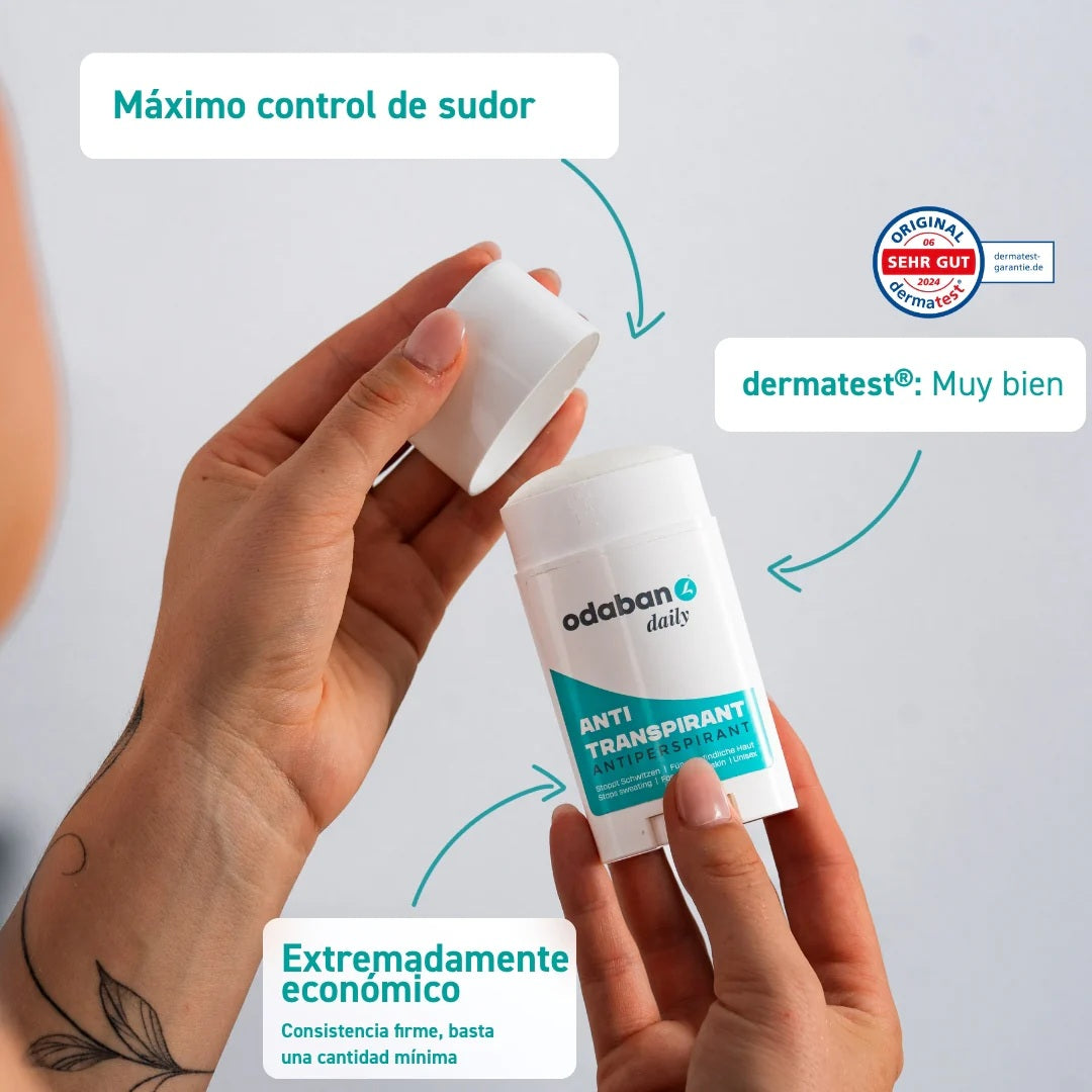 Kit Antitranspirante Odaban Spray + Deo Stick - Tratamiento Sudoración Excesiva Axilas