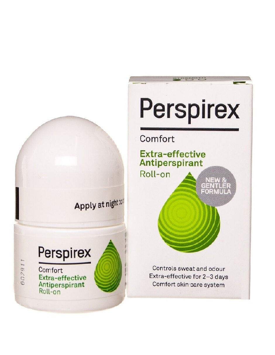 Antitranspirante Extra-Efectivo Perspirex Comfort Roll-On 20ml Unisex - Sudoración Excesiva Axilas