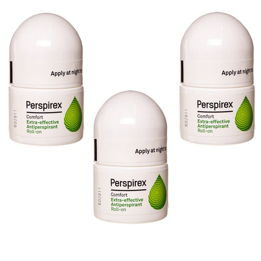 Antitranspirante Extra-Efectivo Perspirex Comfort Roll-On Triple Pack - Sudoración Excesiva Axilas
