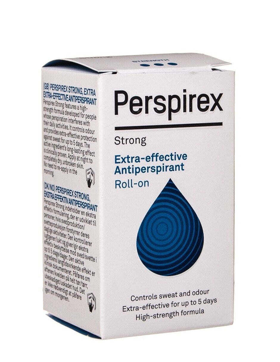 Antitranspirante Extra-Efectivo Perspirex Strong Roll-On 20ml Unisex - Sudoración Excesiva Axilas