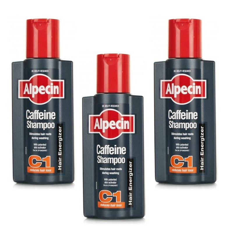 Shampoo Alpecin Caffeine Anticaída Triple Pack