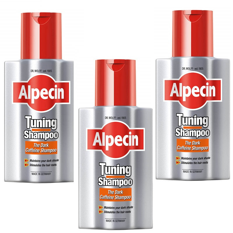 Shampoo Alpecin Tuning Triple Pack - Canas y Caída del Cabello